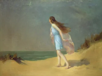Dziewczyna na plaży